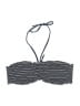 Assorted Brands Stripes Black Swimsuit Top Size L - photo 1