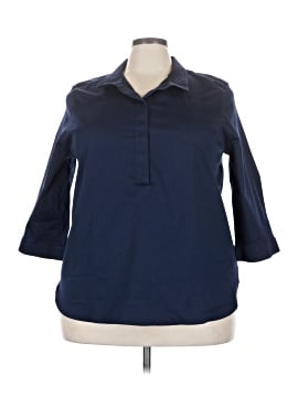 Chico's 3/4 Sleeve Button-Down Shirt (view 1)