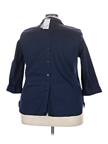 Chico's 3/4 Sleeve Button-Down Shirt (view 2)