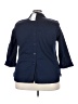 Chico's Blue 3/4 Sleeve Button-Down Shirt Size XXL (4) - photo 2