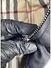 Burberry 100% Polyester Argyle Black Edenson Quilted Zip Jacket  Size XL - photo 7
