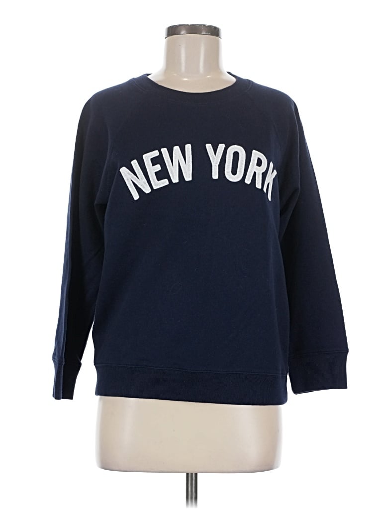 Pre-owned Jcrew Sweatshirt In Blue