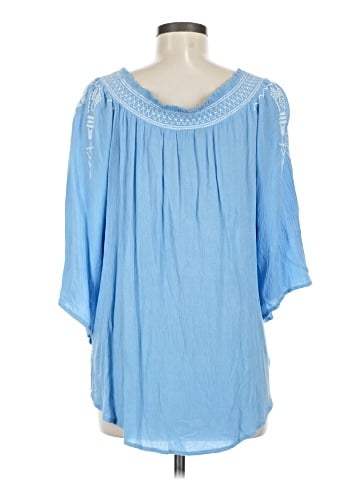 Terre Bleue 3/4 Sleeve Blouse (view 2)