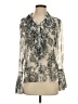 CAbi Silver Long Sleeve Blouse Size S (estimated) - photo 1
