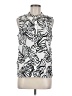 Nine West 100% Polyester White Sleeveless Blouse Size M - photo 1