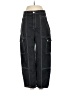 By Anthropologie Black Cargo Pants Size 4 - photo 1