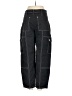 By Anthropologie Black Cargo Pants Size 4 - photo 2