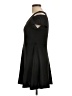 Edge Solid Black Casual Dress Size L - photo 5