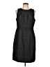 Evan Picone Tweed Black Cocktail Dress Size 12 - photo 1