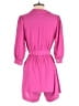 Monteau 100% Polyester Solid Pink Romper Size S - photo 2