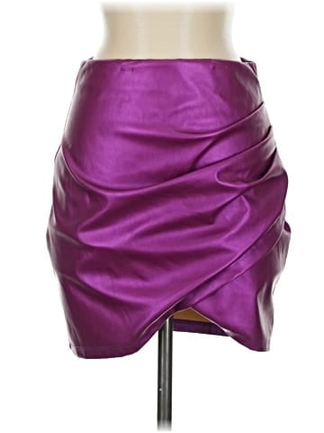 Windsor Faux Leather Skirt (view 1)