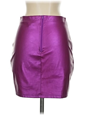Windsor Faux Leather Skirt (view 2)
