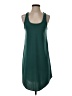 Leith Solid Teal Casual Dress Size XS - photo 1