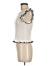 Zara Ivory Sleeveless Blouse Size M - photo 5