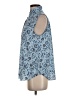 Ann Taylor 100% Polyester Paisley Blue Sleeveless Blouse Size S - photo 5