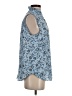 Ann Taylor 100% Polyester Paisley Blue Sleeveless Blouse Size S - photo 4