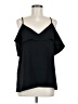 Ann Taylor 100% Polyester Black Sleeveless Blouse Size M - photo 1