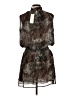 Veronica M. 100% Polyester Animal Print Brown Cocktail Dress Size L - photo 2