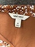Nine West 100% Polyester Animal Print Brown Casual Dress Size M - photo 7