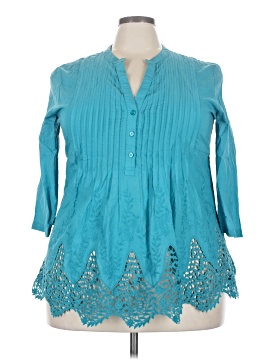 Chico's 3/4 Sleeve Blouse (view 1)
