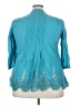 Chico's Teal 3/4 Sleeve Blouse Size XXL (4) - photo 2