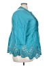Chico's Teal 3/4 Sleeve Blouse Size XXL (4) - photo 4