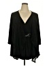Style&Co Black 3/4 Sleeve Blouse Size 2X - photo 1