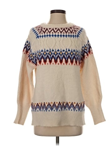 Aqua Pullover Sweater (view 1)