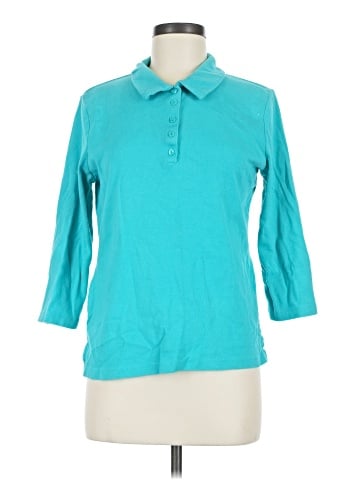 Appleseeds 3/4 Sleeve Button-Down Shirt (view 1)