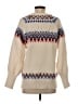 Aqua Chevron-herringbone Tan Pullover Sweater Size S - photo 2