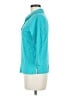Appleseeds 100% Cotton Teal 3/4 Sleeve Button-Down Shirt Size M - photo 5