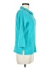 Appleseeds 100% Cotton Teal 3/4 Sleeve Button-Down Shirt Size M - photo 4