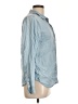 SO 100% Lyocell Blue Long Sleeve Button-Down Shirt Size L - photo 4
