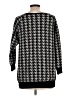 Warehouse Houndstooth Black Pullover Sweater Size 10 - photo 2