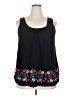 Torrid Black Sleeveless Blouse Size 2X Plus (2) - photo 1