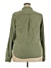 Universal Thread 100% Lyocell Green Long Sleeve Button-Down Shirt Size XXL - photo 2