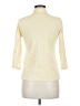 Appleseeds 100% Cotton Ivory 3/4 Sleeve Button-Down Shirt Size M - photo 2