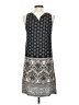 MSK 100% Rayon Paisley Gray Casual Dress Size S - photo 2