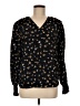 Shein 100% Polyester Black Long Sleeve Blouse Size 8 - 10 - photo 1