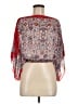 Max Studio 100% Polyester Red 3/4 Sleeve Blouse Size M - photo 1