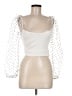 Zara Ivory Long Sleeve Top Size M - photo 1