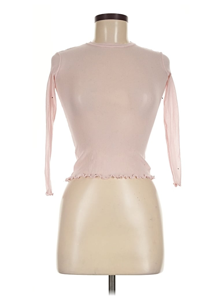 Pre-owned Only Hearts Long Sleeve Turtleneck In Pink