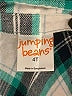 Jumping Beans 100% Cotton Plaid Green Long Sleeve Button-Down Shirt Size 4T - photo 3