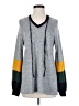 White Birch Color Block Gray Pullover Sweater Size S - photo 1