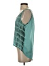 E&M Collection Teal Sleeveless Blouse Size S - photo 5