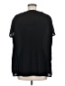 Pleione 100% Polyester Black Short Sleeve Blouse Size M - photo 2