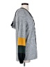 White Birch Color Block Gray Pullover Sweater Size S - photo 4