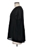Pleione 100% Polyester Black Short Sleeve Blouse Size M - photo 5