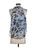 Astr 100% Polyester Blue Sleeveless Blouse Size S (estimated) - photo 2