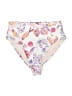 Nanette Lepore 100% Polyester Print Ivory Swimsuit Bottoms Size 10 - photo 1